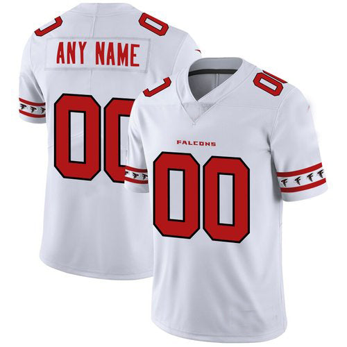 A.Falcons Custom White Team Logo Vapor Limited Jersey Stitched Football Jerseys