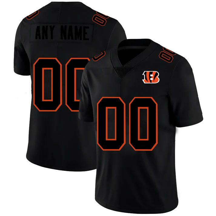 Custom C.Bengals Black Name And Number Size S to 6XL Christmas Birthday Gift American Jerseys Stitched Football Jerseys