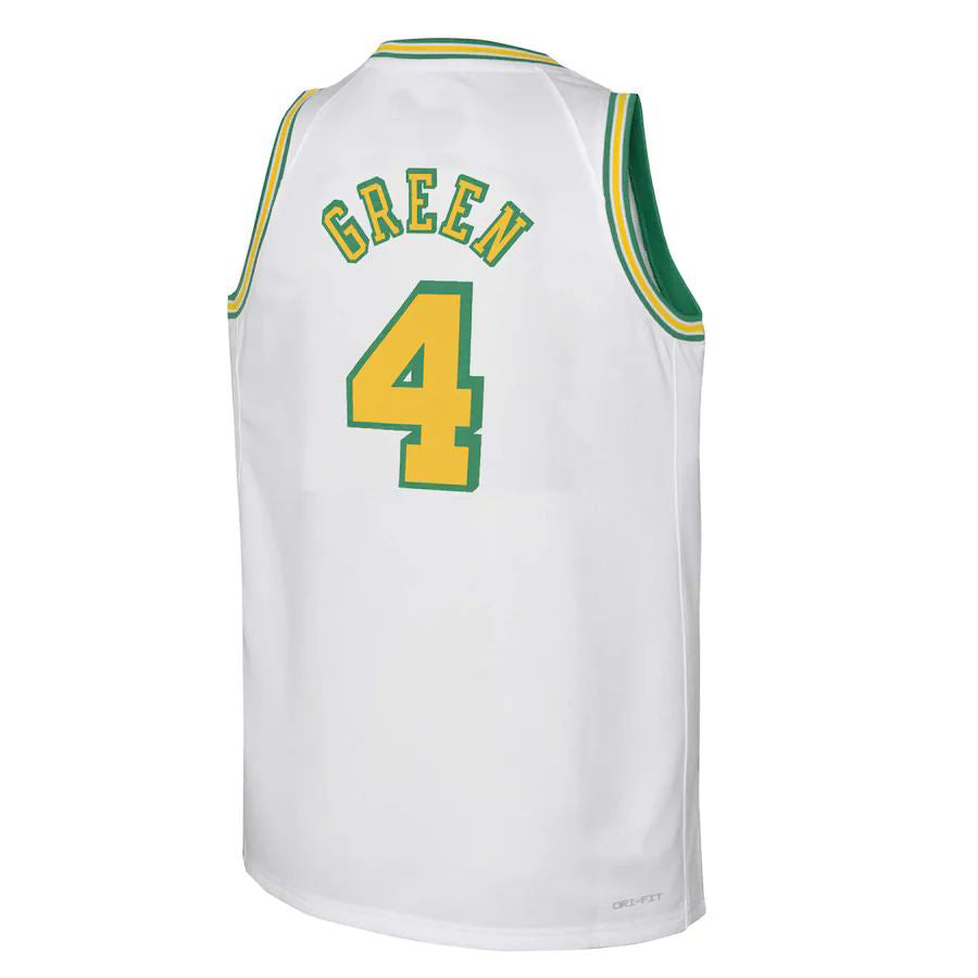 H.Rockets #4 Jalen Green 2022-23 Swingman Jersey White Classic Edition Stitched American Basketball Jersey