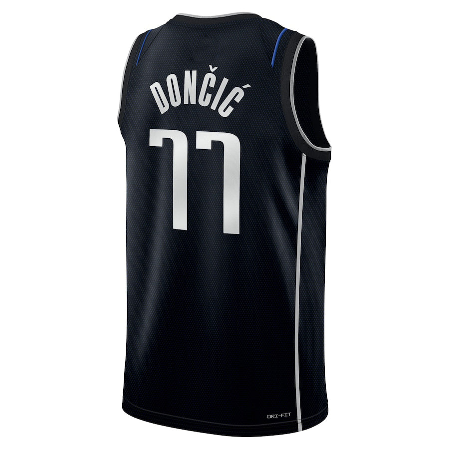 D.Mavericks #77 Luka Doncic Select Series Rookie of the Year Swingman Team Jersey Stitched American Basketball Jersey