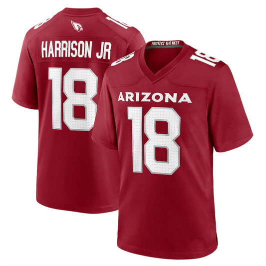 A.Cardinals #18 Marvin Harrison Jr. Player Cardinal Player Game Football Jerseys