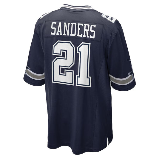 D.Cowboys  #21 Deion Sanders Navy Vapor F.U.S.E. Limited Jersey Stitched American Football Jerseys